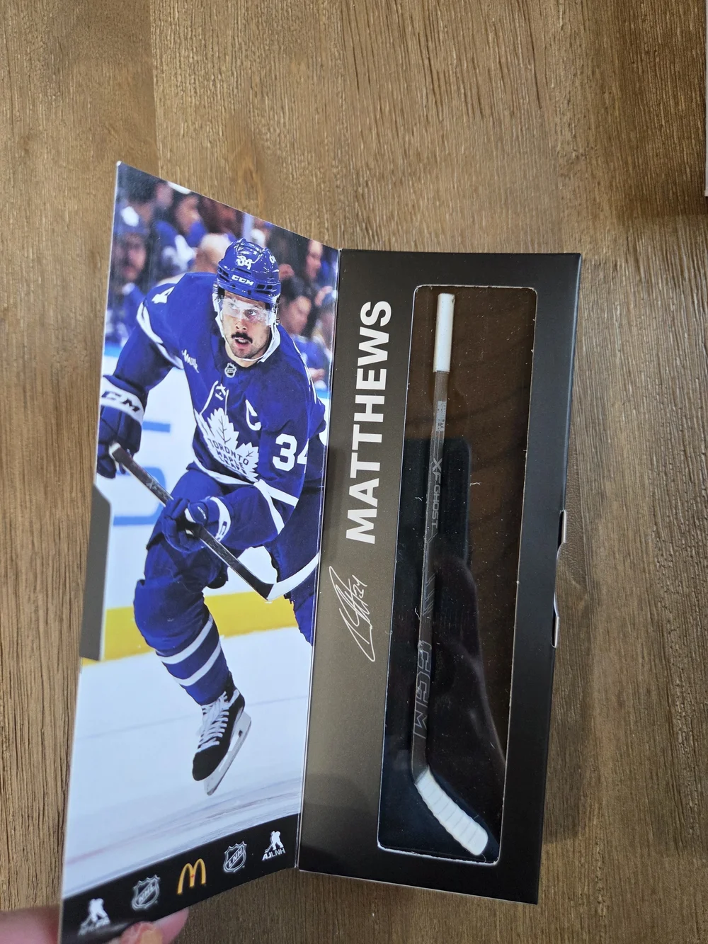 NHL McDonalds MATTHEWS Star Sticks Collectible Player Hockey Sticks -4 Available